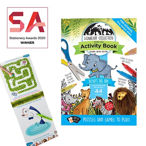 The Lionheart Tales Benji's Big Day Activity Book - 44 Activities