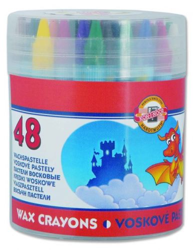 48 Round Wax Crayons