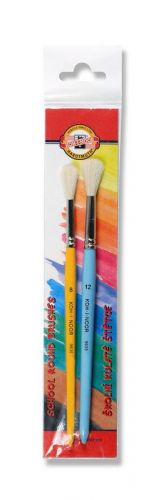 2 round paint brushes for kids