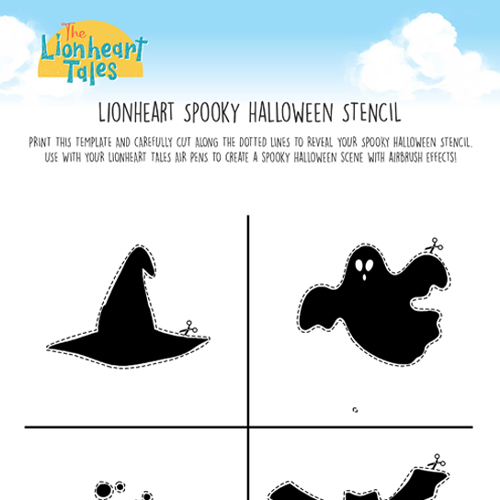 Halloween Spooky Stencil